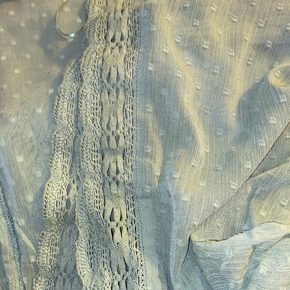 NEW Swiss dot crochet boho kimono - Picture 8 of 11